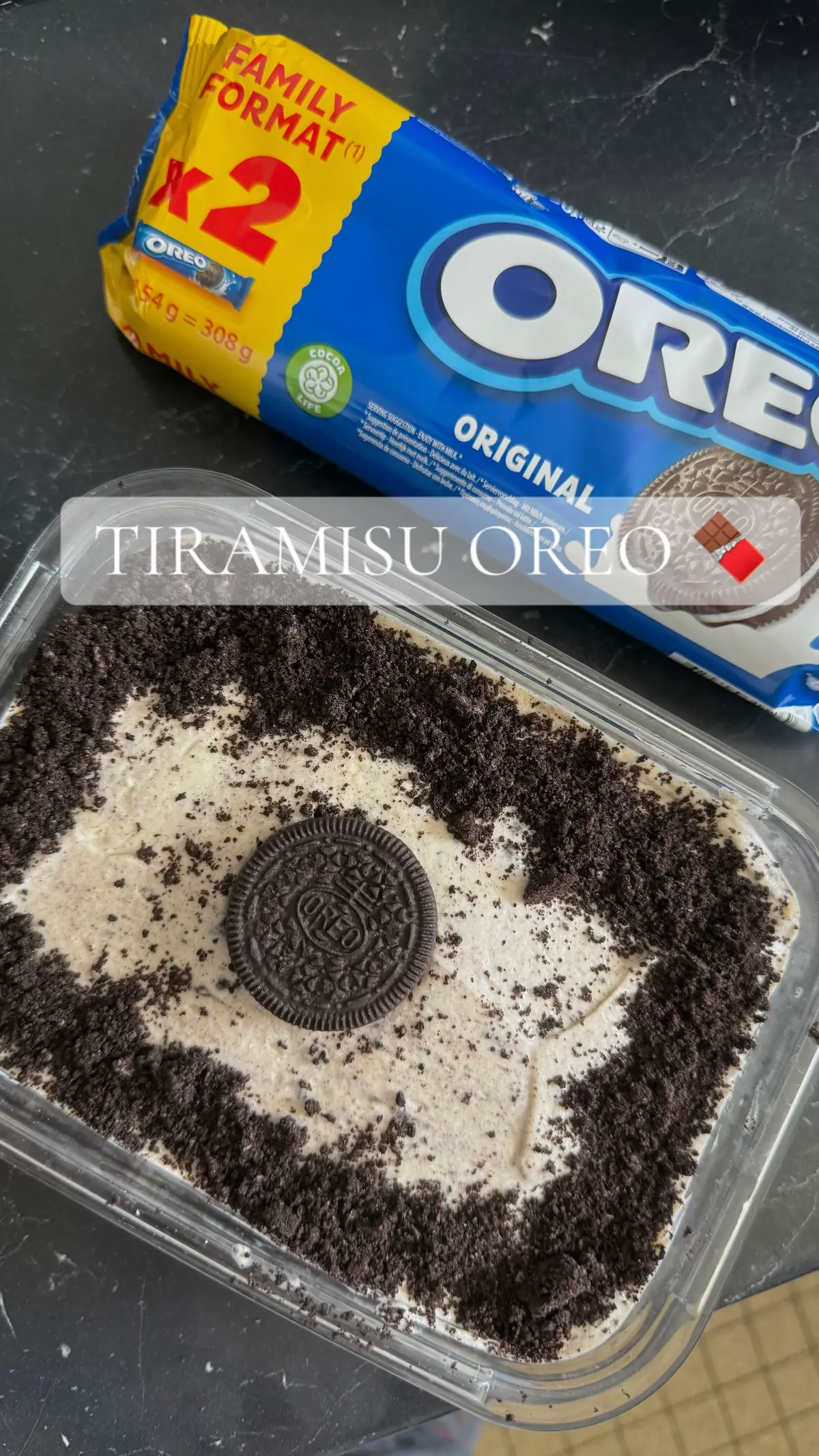 #fyp #pourtoi #tiramisu #oreo #dessert #Recipe #recette #recettefacile #pourtoii #cooking #facile 