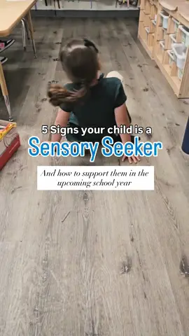 Support your high energy sensory seeker in their classrooms with these sensory tips! #sensoryseeker #sensorysupports #pediatricot #fyp #creatorsearchinsights 