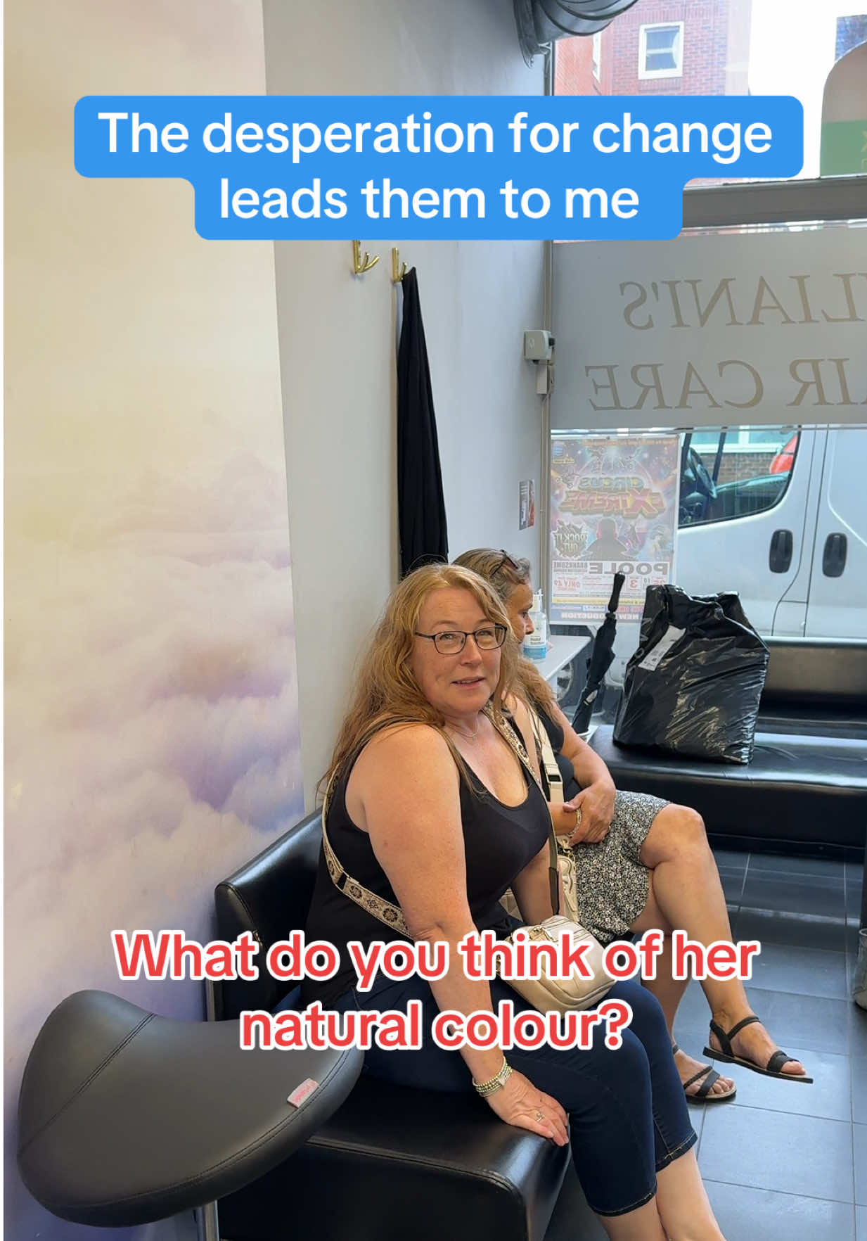 She had natural hair , amazing colour and I removed her curls #hair #curly #keratin 