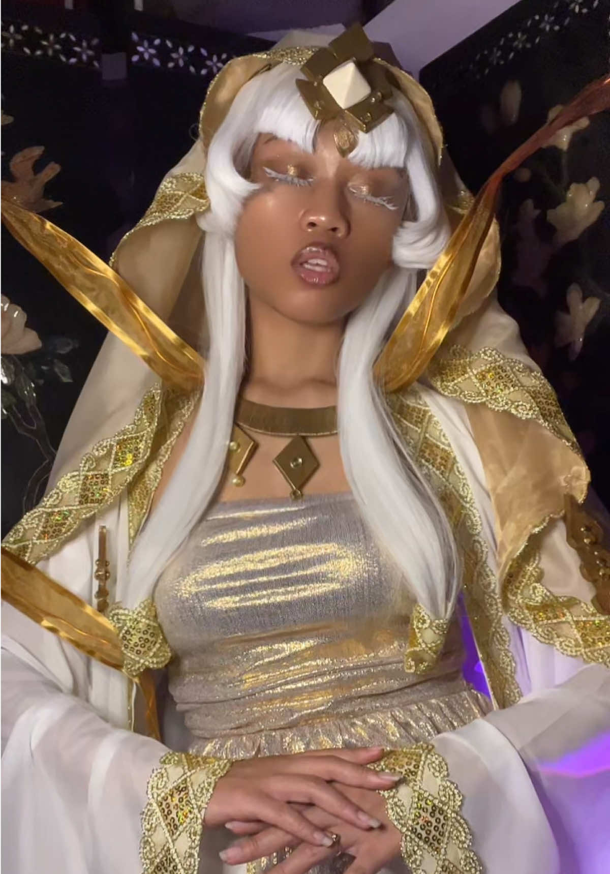 party at the ivory pagoda, BYOF (bring your own flour) 🌾🍪NO convictions past 10 PM. 🚫  - mystic flour cookie cosplay finally here after so long… - #mysticflourcookie #cookierun #cookierunkingdom #crk #cookieruncosplay 