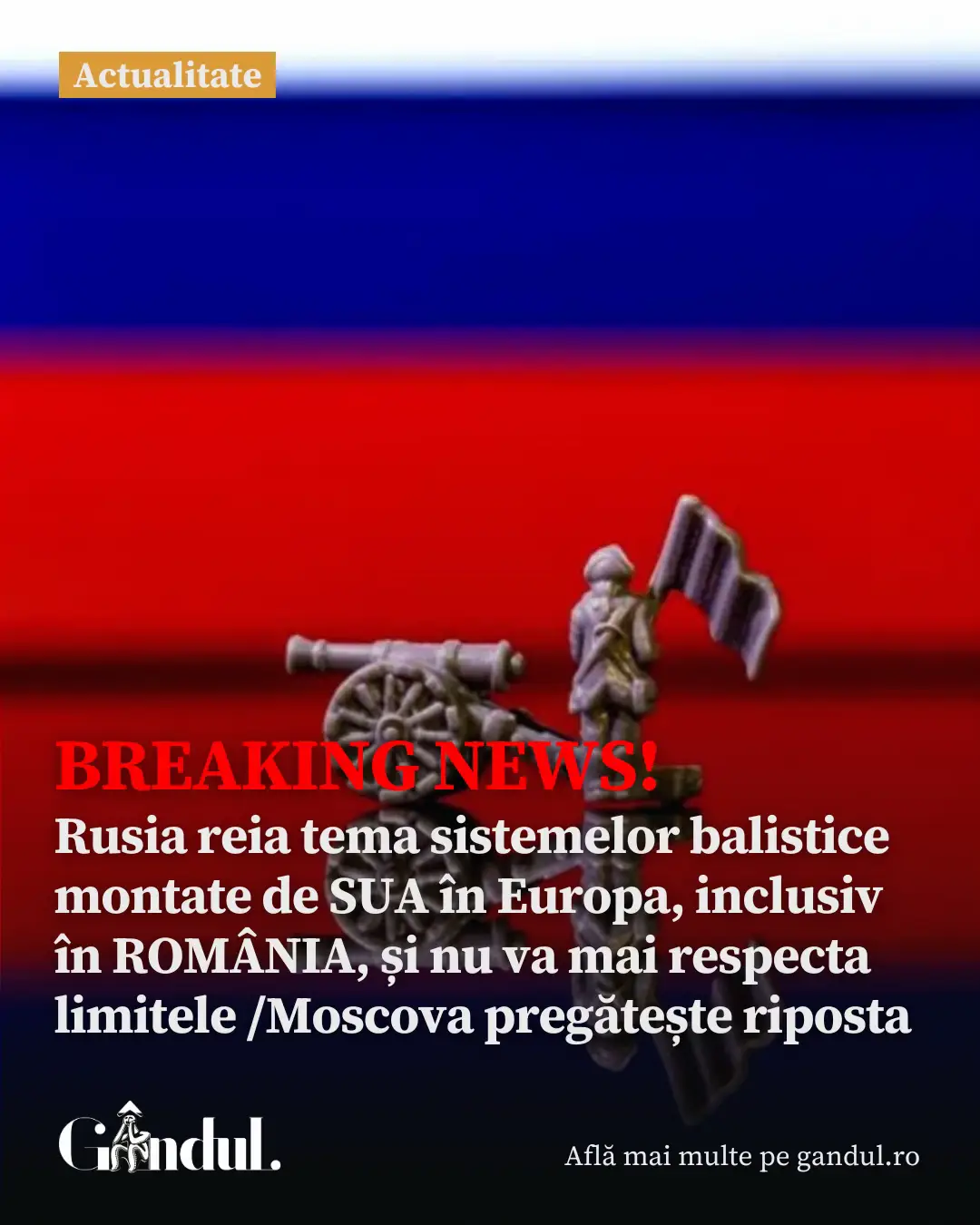 Rusia reia tema sistemelor balistice montate de SUA în Europa, inclusiv în ROMÂNIA, și nu va mai respecta limitele #rusia #nato #europe #news #gandul 