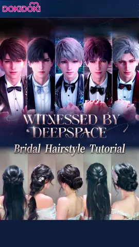 🌟 Hairstyle Tutorial 🌟 Learn how to create all the MC Bridal Hairstyle from Love and Deepspace! Which one is your favorite? 😍  ♥️ This video was posted with permission from the original creator @扁头扁脑扁肚皮(Rednote). #caleb #zayne #xavier #rafayel #sylus #loveanddeepspace #loveanddeepspacecosplay #mccosplay #cosplay #dokidokicosplay #dokidokicostume 
