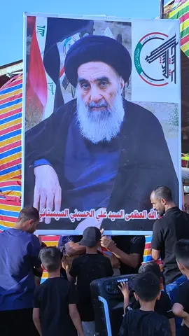 #اللهم_صل_على_محمد_وآل_محمد #موكب خدام الامام الحسين عليه السلام #السيد_علي_السيستاني 