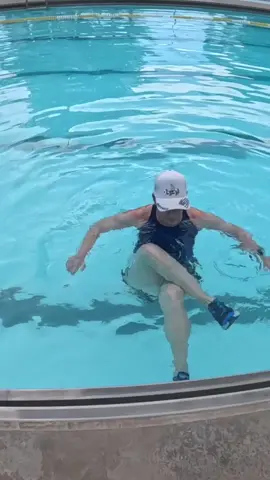 New pool wall exercise! #fyp #aquafitness #funfitness #abworkout #lowimpactworkout #shockwaveaquafitness 