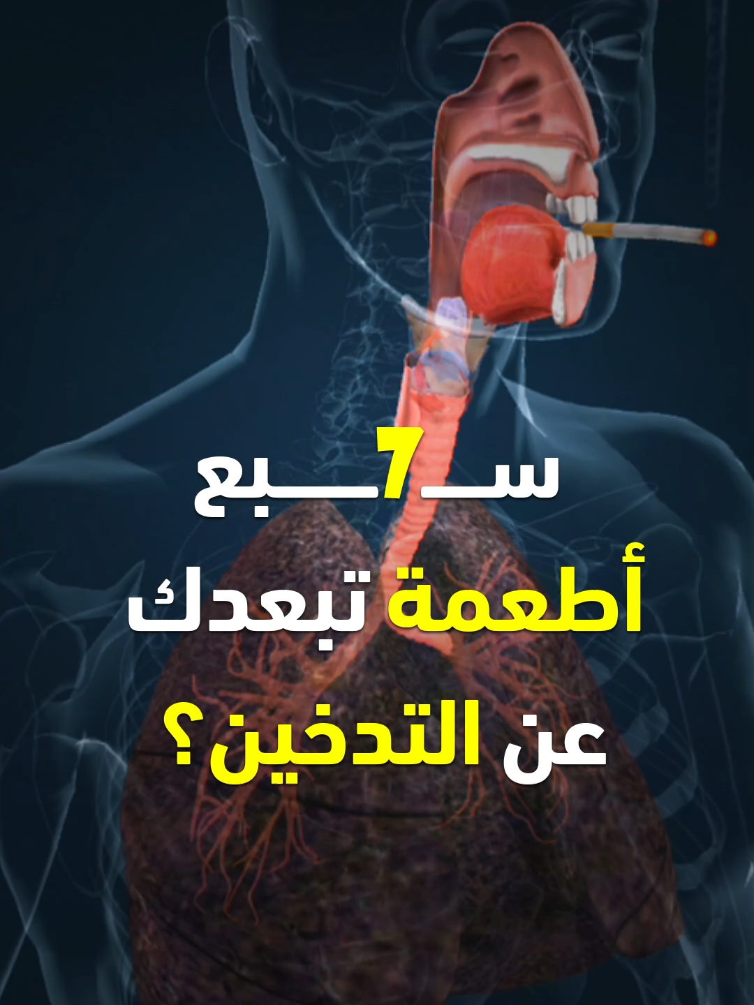 سبع أطعمة تبعدك عن التدخين وتنظف الرئتين وتخفف السعال وتزيل البلغم من أول يوم #طعام #التدخين #الرئتين #السعال #البلغم #وصفة #وصفات #صحة #فوائد #قناة_الوصفات_الزوجية #infoburst