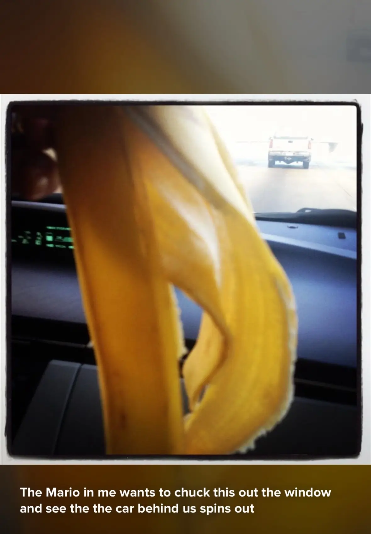 Every single time I peel a banana, I always think about playing Mario Cart! I can’t be the only one!! #supermario #mariocart #nintendo #genx #genxfam 