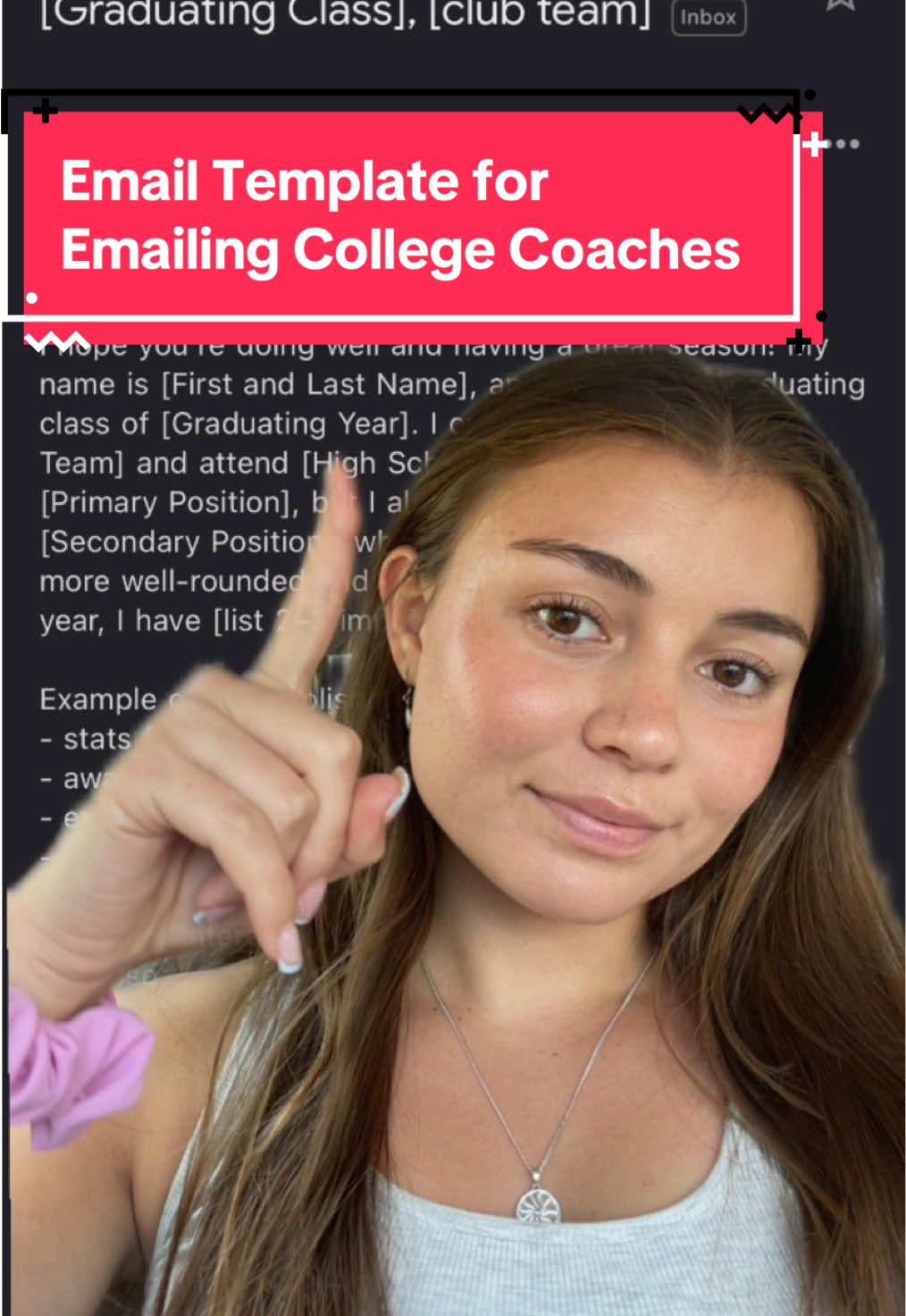 HOW TO EMAIL COLLEGE COACHES 🚨 I made this template for you guys to help simplify this process! I know how stressful the recruiting process can feel so I’m hoping this alleviates some of your stress! 🩷 this email DOES NOT need to be extremely long - just make sure you’re including the essentials. stay confident, keep working, & send out those emails 💌 #womenssoccer #recruitingtips #collegerecruiting #d1athlete #collegesoccer 
