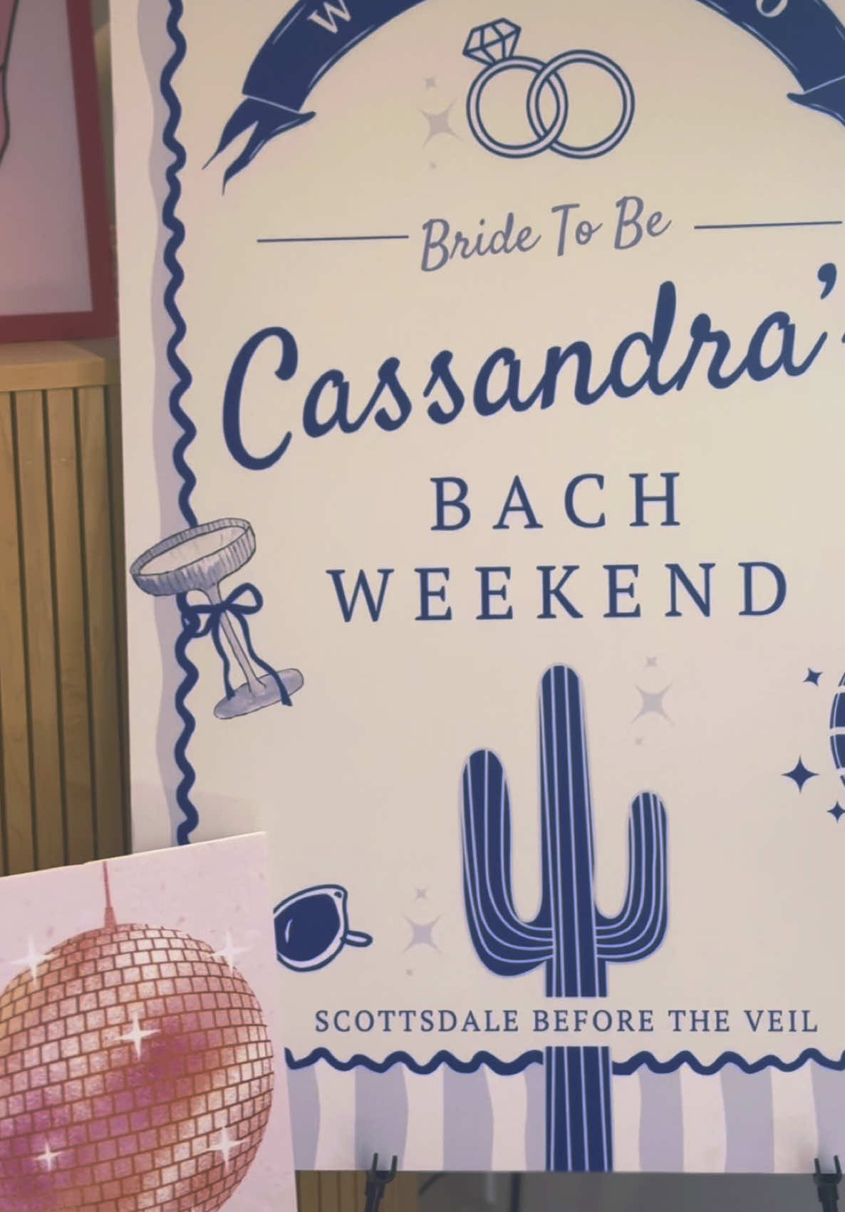 You don’t just WANT a custom welcome sign.. you NEED a custom welcome sign🍾✨👀😍🍸 #girlabouttown #eventplanning #welcomesign #customgraphics #bacheloretteparty 