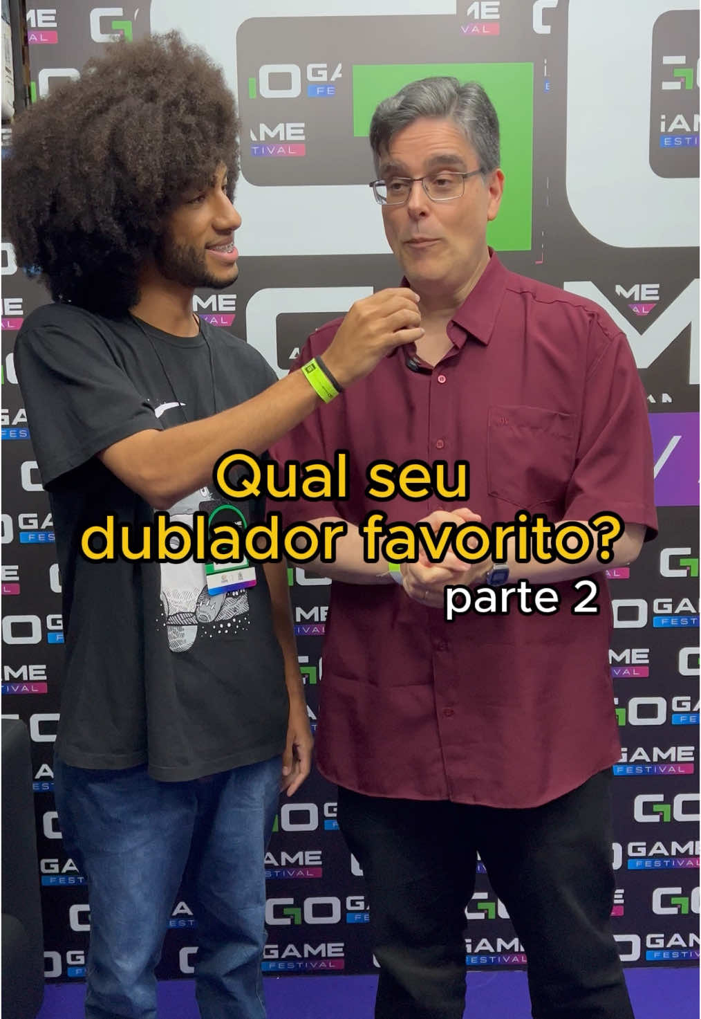 Quem vocês querem ver na parte 3?  #gogamefestival #dublagem #dublagemviva #thelastofus #dublador #luizcarlospersy #briggs #guilhermebriggs #vinnytakahashi #onepiece #descendentes #dragonball #madagascar #harrypotter #superman @Guilherme Briggs 