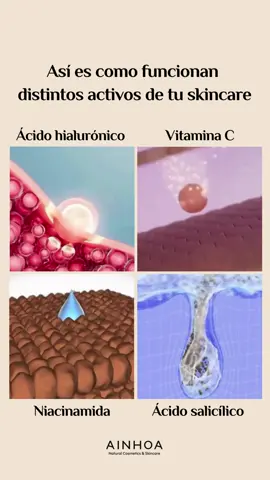 🧴 Cada activo tiene un rol clave en tu rutina de skincare… Y conocerlo te ayuda a usarlo mejor 💡👇 💧 Ácido hialurónico: Hidrata la piel a profundidad 🍊 Vitamina C: Devuelve la luminosidad a la piel apagada ✨ Niacinamida: Equilibra el brillo y reduce el exceso de grasa 🌿 Ácido salicílico: Limpia los poros en profundidad ¿Ya sabes cuál necesitas según tu piel? 👀 Déjanos tus dudas en comentarios 💬 #AinhoaBio #SkincarePeru #CosméticaNatural #ActivosCosméticos #RutinaFacial #PielSaludable #GlowNatural #lumiser 