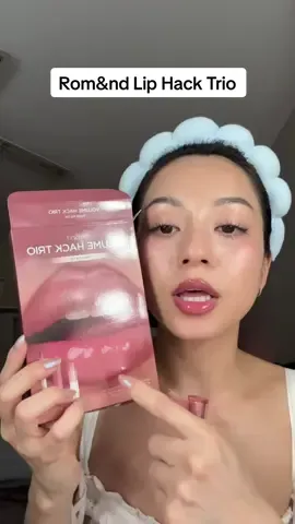 Replying to @Serena Sweet Fig is Back In stock bestie 🫶🏻 these Rom&nd lip volume hack trio are so fricking beautiful @Rom&nd US #romand #romnd #sweetfig #liptrio #softliphacktrio #tiktokshopcreatorpicks #ttsbeautybesties 