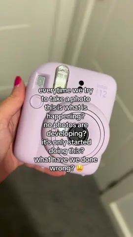 We have only had this @Instax polaroid for under a year and it’s stopped working 🥺 Everytime we take a picture, nothing is developing. Two packs of film and £40+ wasted! What are we doing wrong?! #sendhelp #troubleshooting #itsnotworking #instax #polaroid 