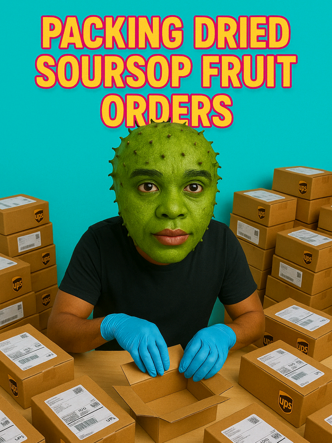 Packing Dried Soursop fruit orders! 🔥🔥 #soursop #soursopfruit 