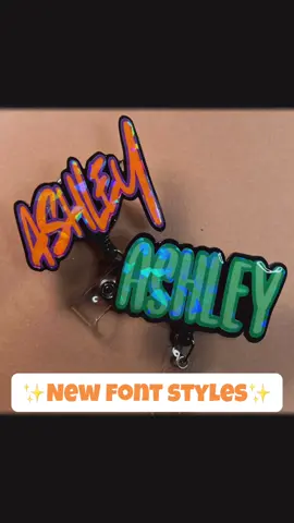 ✨ Y’ALL FAVORITE BADGE REELS JUST GOT AN UPGRADE✨ NEW FONTS JUST DROPPED. WHICH ONE YOU NEED?👀 AVAILABLE NOW ON MY 🫟WEBSITE && TIK TOK SHOP🛍️!! #DRIPPINDECODEN #BADGEREELS #CUSTOM 