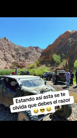 Que agustisidad 😎 😂 #carretera #rutas4x4 #rzr #cerros #canam #mirador #polaris #playas #sxs #paisaje #offroadlife #4x4offroad #miradores #TrendTok #TrendTokApp #fyp #burrowash #fypシ #lasvegastrail #offroadlasvegas #viral #chiste #comedia #esloquehay #parati 