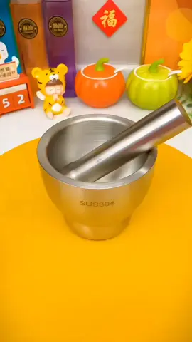 Stainless Steel 304 Mortar and.#lesungbatu #lesungtumbuk  #fyp #foryou #goodthing #tiktokshop 