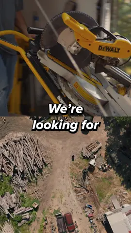 You don't just work with wood— you experience it. Building and creating, that's our happy place. What's yours? #DEWALTTough #DEWALT