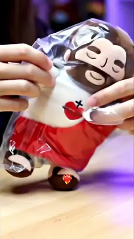 Breathing Jesus Plush❤️‍🔥 #breathingplushie #plush #asmrtiktok 