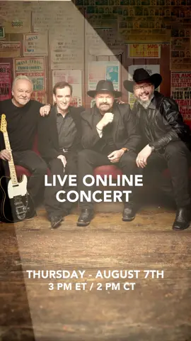 Tune in on Thursday, August 7th at 2 PM CT / 3 PM ET to watch a LIVE Brothers of the Heart Concert on the Gaither Music TV YouTube channel! Join Jimmy, Ben, Mike, and Bradley for an exclusive, online acoustic concert full of unforgettable performances. During the live stream, you can send messages, questions, and song requests in real time through our live chat. Make sure to tune in because this is gonna be good! Go to our YouTube page to set a reminder. #GaitherMusic #LiveConcert #FYP