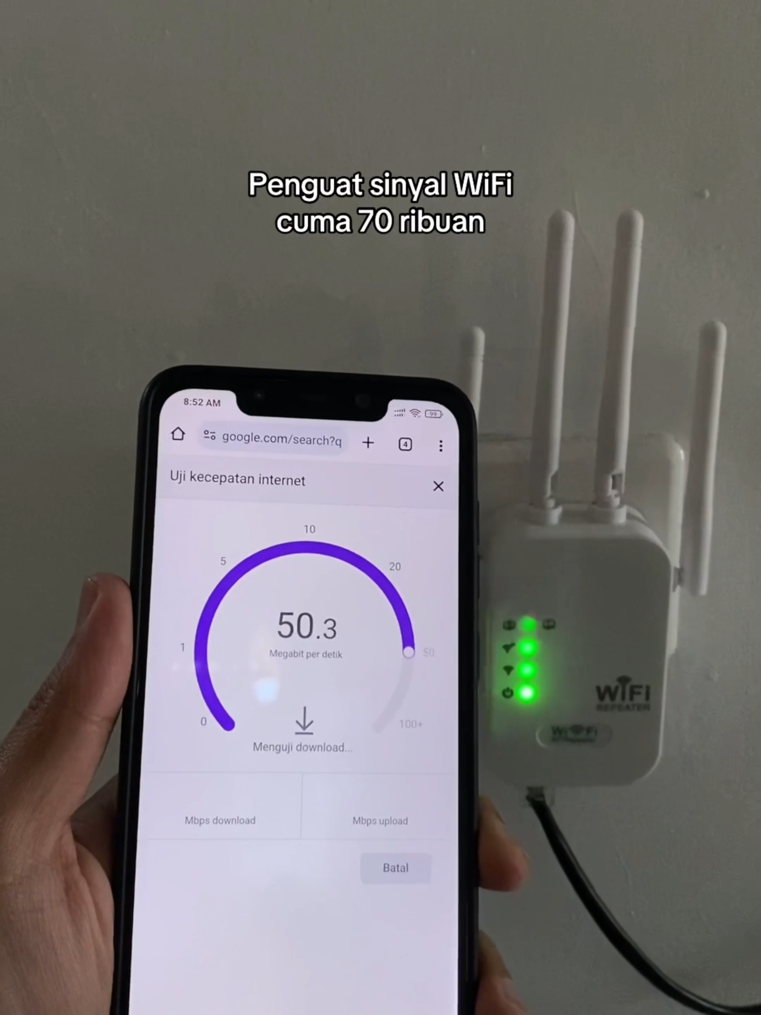 Penguat sinyal wifi #wifirepeater