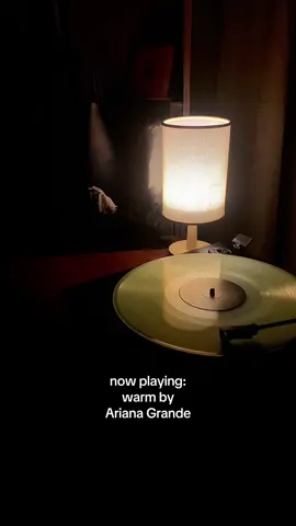 now playing: warm by Ariana Grande #arianagrande #vinyl #eternalsunshine #eternalsunshinevinyl #vinylcollection #recordcollection #nowspinning #warm #fyp #brighterdaysahead