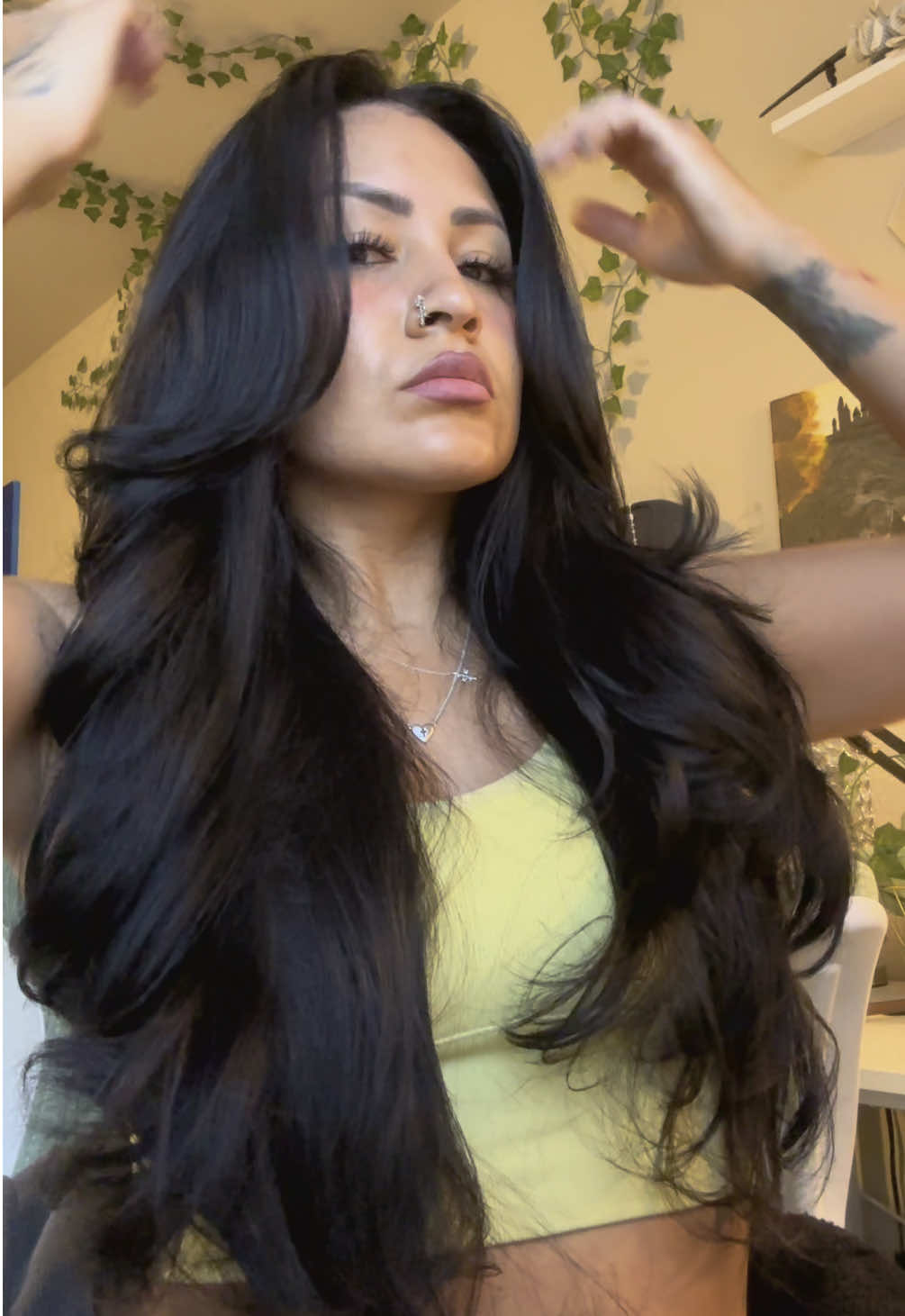 My usual hairdo #getreadywithme  #hairstyle #hairstyle #creatorsearchinsights 