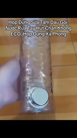 Hộp Đựng Sữa Tắm Dầu Gội Nước Rửa Tay Hút Chân Không ECO, Hộp Đựng Xà Phòng Có Nắp Trong Suốt #xuhuong #banhangtiktokshop #hot #trend #tienich 