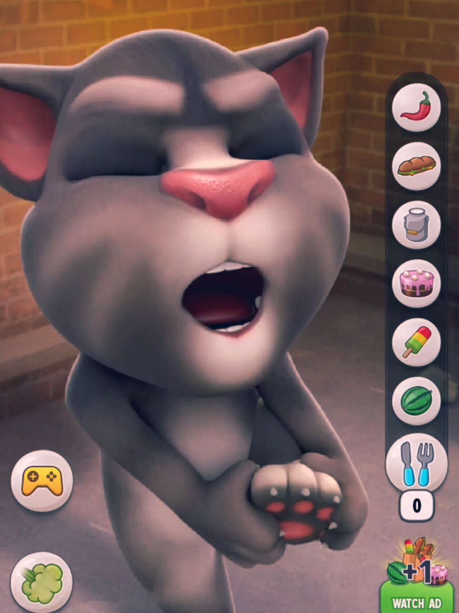 Talking Tom Cat #foryou #tom #cat #funny 