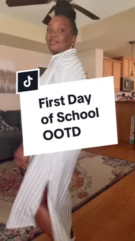Year 13 | First Day of School OOTD✅ It went better than expected and that makes me so happy 🥰 #firstdayofschool #OOTD #educatorsoftiktok #outfitinspo #outfitoftheday 