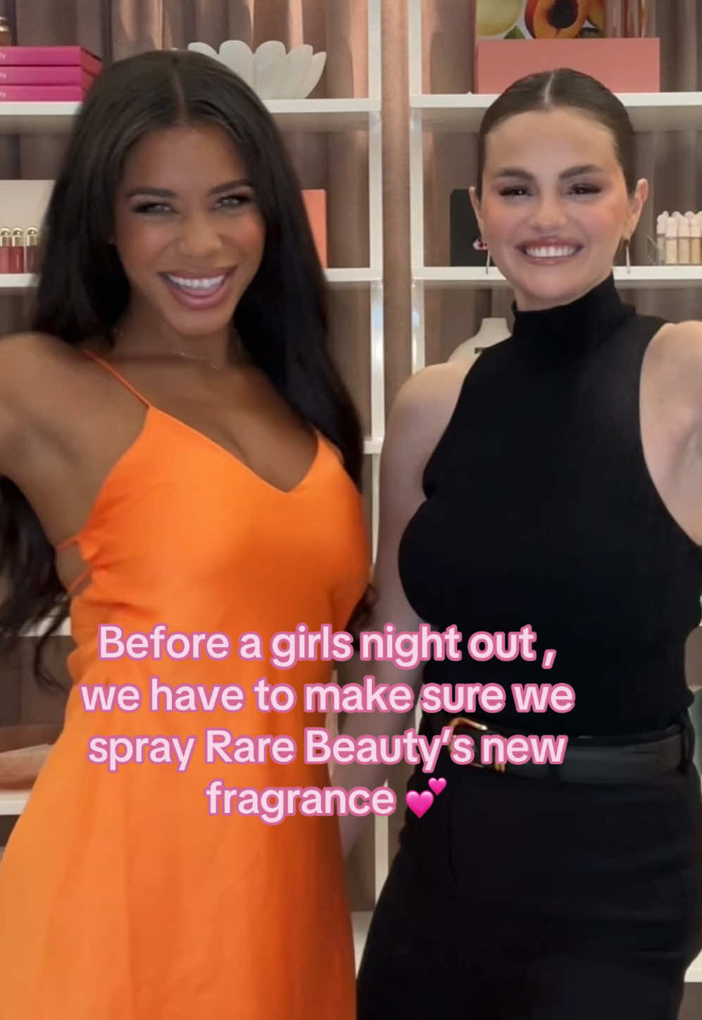 Before leaving the house , we need to make sure we smell good. Spray the perfume so much that it’s our new oxygen. I love this smell & def wearing it on a daily basis xoxo ❤️💕❤️💕 @Selena Gomez @Rare Beauty  #rarebeauty 
