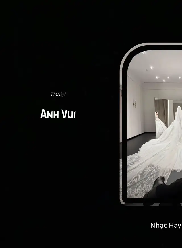 Cầm nhẫn cưới trên tay Em vội lau đi nước mắt ngay Đàn ông tốt như vậy Nếu là anh cũng sẽ yêu thôi Bờ môi đã chạm rồi Anh cũng thấy bồi hồi Thế nhưng, thế nhưng Anh vui đến nỗi nghẹn ngào Nhìn người ta cầm nhẫn cưới trao Anh cũng có chút tự hào Vì người mình thương Hạnh phúc nhường nào Áo cưới em màu trắng tinh Cô gái anh thật rất xinh Giật mình cứ ngỡ  Anh đứng cạnh em trong lễ cưới Anh vui sao nước mắt cứ tuôn trào Chẳng phải như thế quá tốt hay sao Anh ta đáng giá nhường nào Ngược lại nhìn anh Trông chẳng ra sao Cũng đúng thôi Anh làm gì xứng đáng với em. #thanhms #TMS #xuhuongtiktokk #xuhuongtiktok2025 #lyrics #fyp #nhachaymoingay #xh #anhvui #nhacremix 