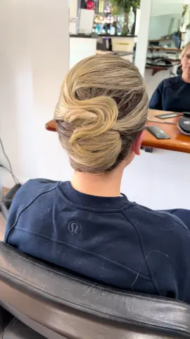 Hair up on my beautiful friend Georgie 💕 The mess in the background shows we had a good time 😂 #fyp #explorepage #BeautyTok #hairtok #aussiebeauty 