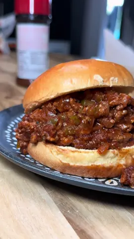 Homemade Sloppy Joe and French Fries