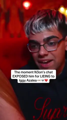 The moment N3on’s chad exposed him for lieing to Iggy Azalea #n3on #iggyazalea #viral #fyp 
