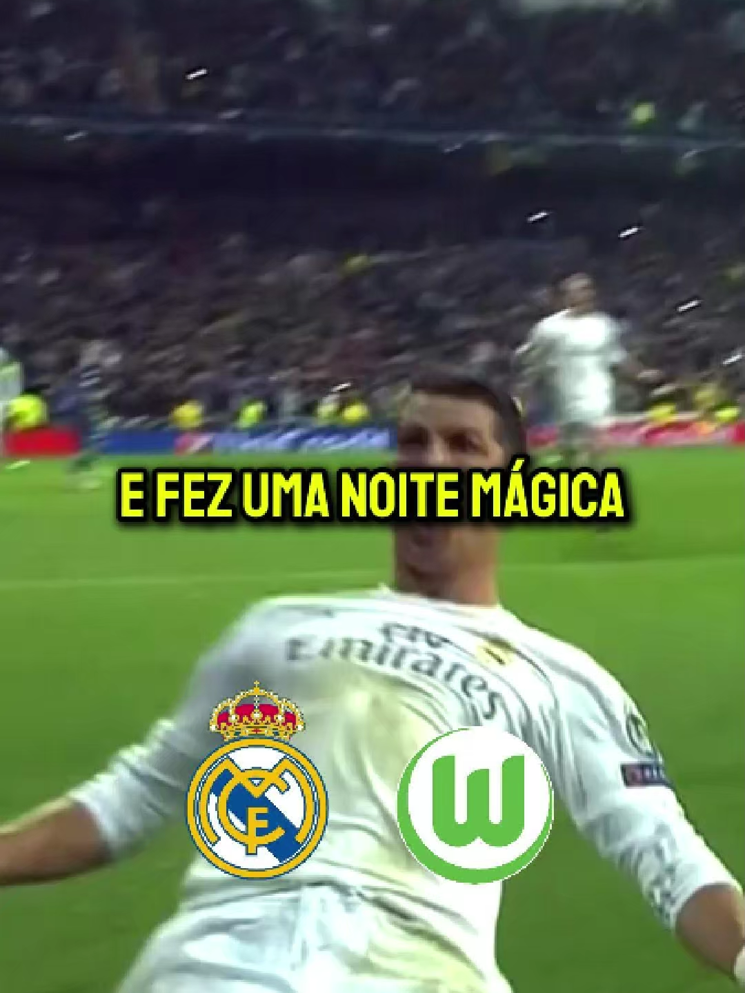 UMA NOITE MÁGICA DE CRISTIANO RONALDO! (Real Madrid x Wolfsburg 2015/16) #realmadrid #championsleague #cristianoronaldo #benzema #zidane #wolfsburg #bundesliga #draxler #brunohenrique