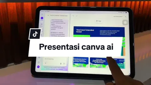 Buat presentasi pakai Canva design AI #canva #ai 