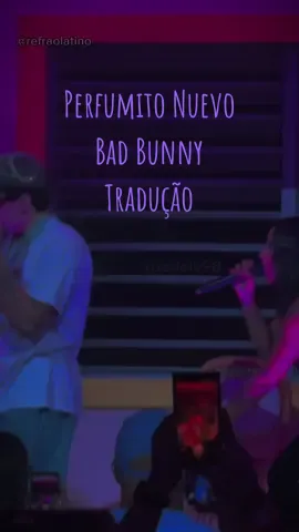 Perfumito Nuevo tradução pt-br          “Perfumito Nuevo” é uma faixa sensual do álbum Debí Tirar Más Fotos (2025), do Bad Bunny, em colaboração com a artista porto-riquenha RaiNao. A música mistura reggaetón e atmosfera noturna, com letras provocantes sobre desejo, química e sedução #reggaeton #badbunny #legenda #traducao #perfumitonuevo 