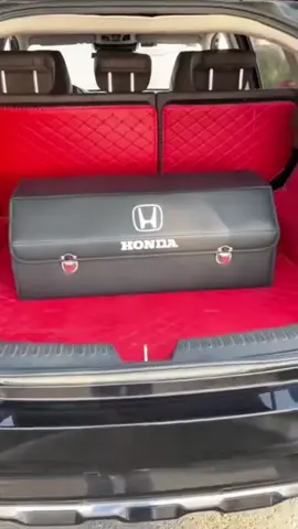 Thùng Đựng Đồ Ô Tô Da Cao Cấp Có Logo Theo Hãng Xe #thungdungdooto #thungdungdocopxeoto #phukienoto #noithatoto 