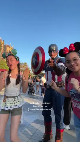 he sure SERVED the country. I love how he was open to having a cameo!! #californiaadventure #disneyland #captainamerica #avengerscampus 