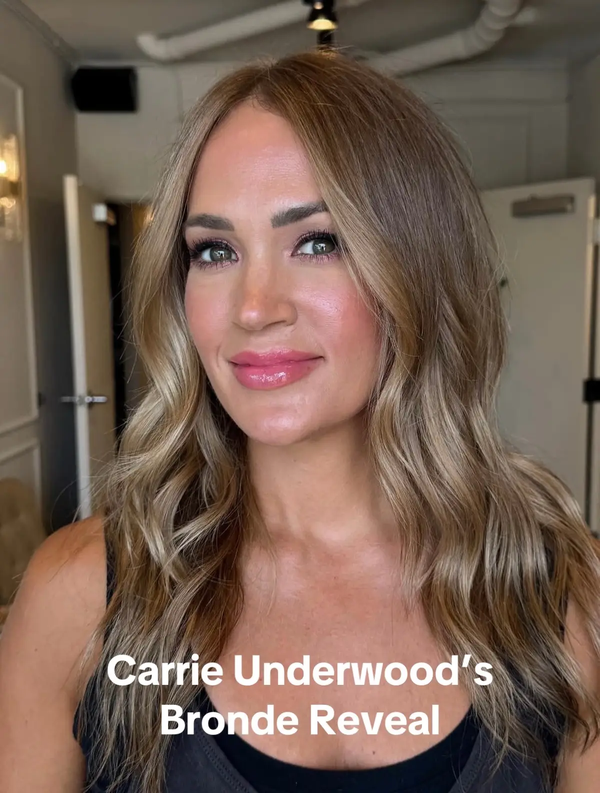 What do you think? I love the change of pace. Still kind of blond, but also brown. Bronde, they’re calling it. #beauty #hair #change @Carrie Underwood #newlook #f #fyp #foryou #foryoupage #fypシ #switch #blonde #brunette 
