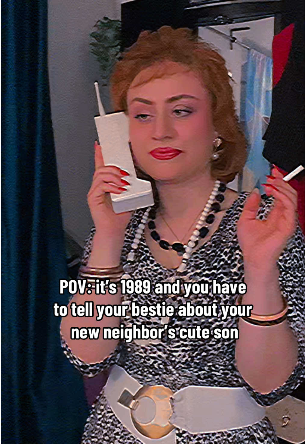 Cougar mom back at it 💄🍸 #pov #skit #acting #80saesthetic #80smom #80svibes #80snostalgia #80slover #80sstyle 