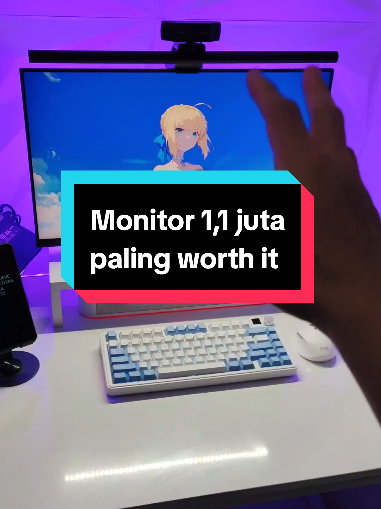 cari monitor murah tapi spec bagus, ini salah satu rekomendasi buat kalian #monitor #a24i #xiaomi #setup #techtok 