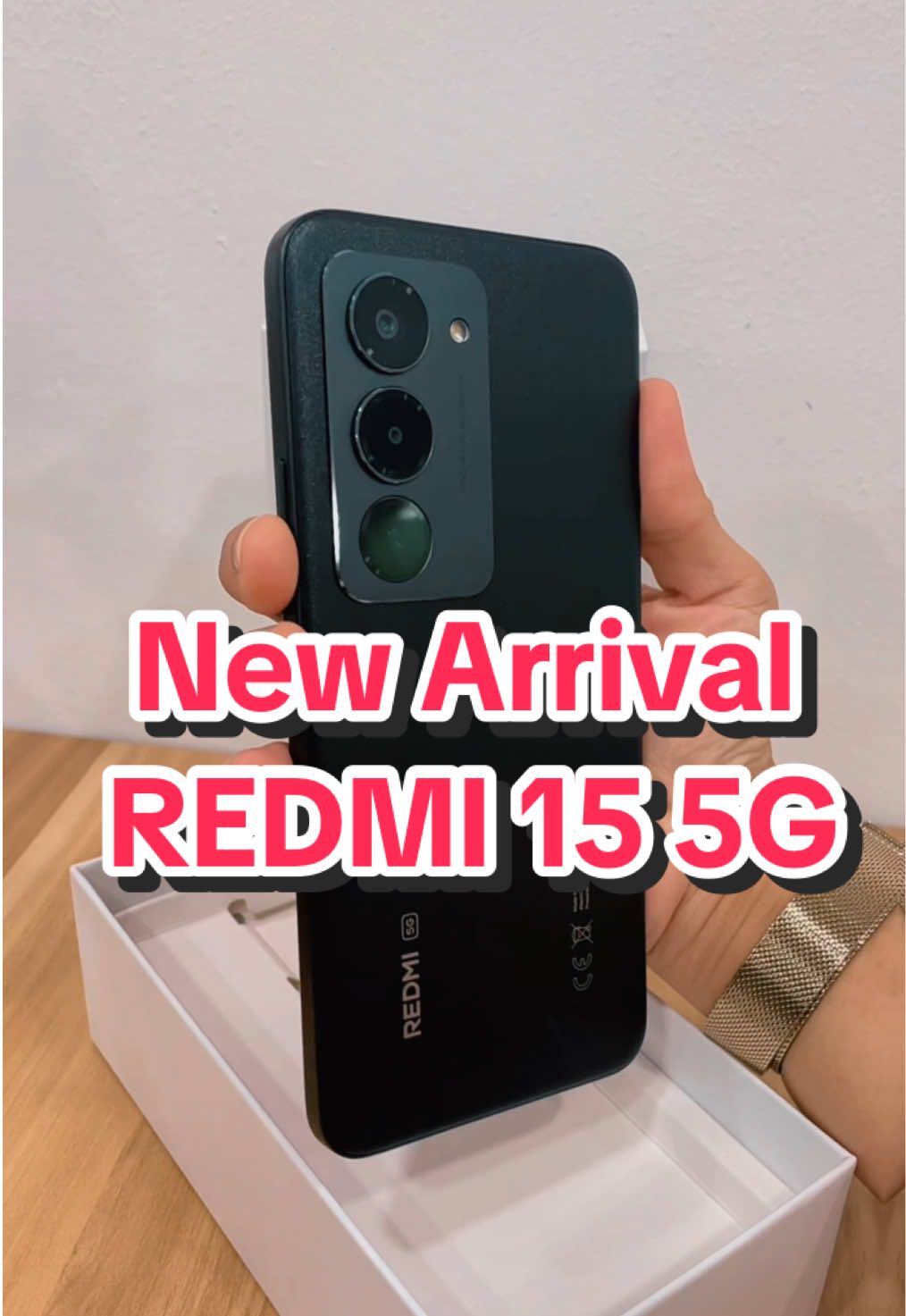 🔥 New Arrival | Redmi 15 5G is here! ⚡ One charge. Two days. Zero worries. 📱 6.9