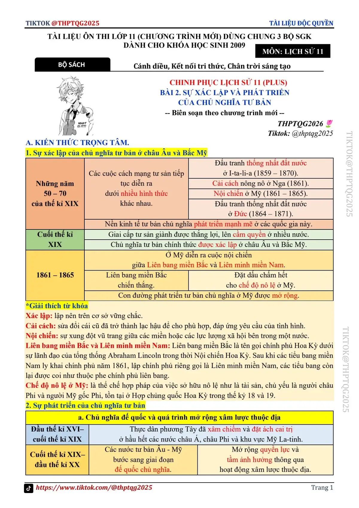 Bản nâng cấp năm 2026 dễ học, dễ hiểu! #lichsu11 #chuongtrinhmoi #2k9 #fyp 