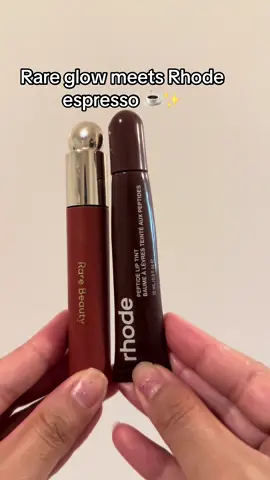 “These two were not meant to compete, they were meant to complete 🧸☕✨”  @Rare Beauty @rhode skin  #lipcombo #lipoil #lipgloss #beautyTikTok #cleanbeauty #skincaretips #viralbeauty #juicylips #cherrycolalips  #fyp #rhodeliptreatment #rhodeskin #rhodeliptint #rarebeauty #rarebeautylipoil #trendingvideoviral #lipcombotiktok 