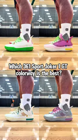 Which 361° Joker 1 GT colorway you rockin’ with? 👀 Let me know your pick: • Suzy • Peppa Pig • Duckyo • Peppa Pig Space Drop your fave in the comments ⬇️ . @361sport  . #361sport #joker1gt #sneakers #basketballshoes #sneakrtweakr