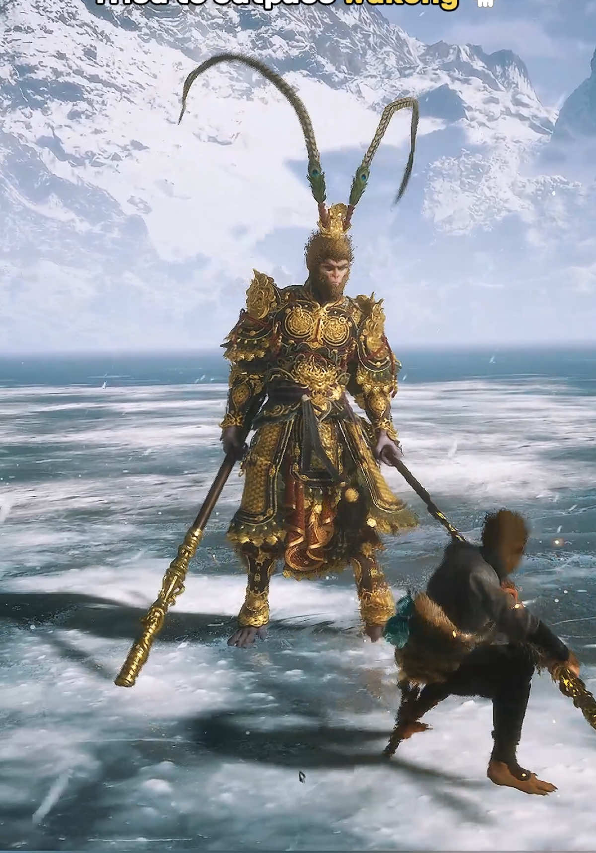 Me thinking I’m faster than Wukong… guess not 💀#wukongedit #fyp #blackmythwukong 