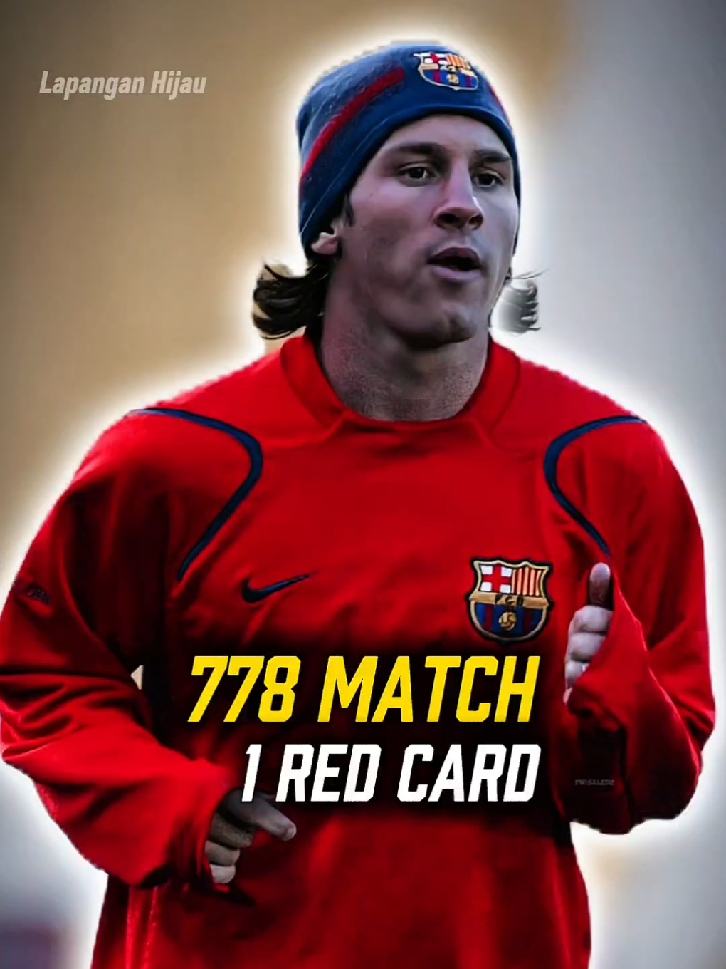 778 Match, 1 red card The real goat