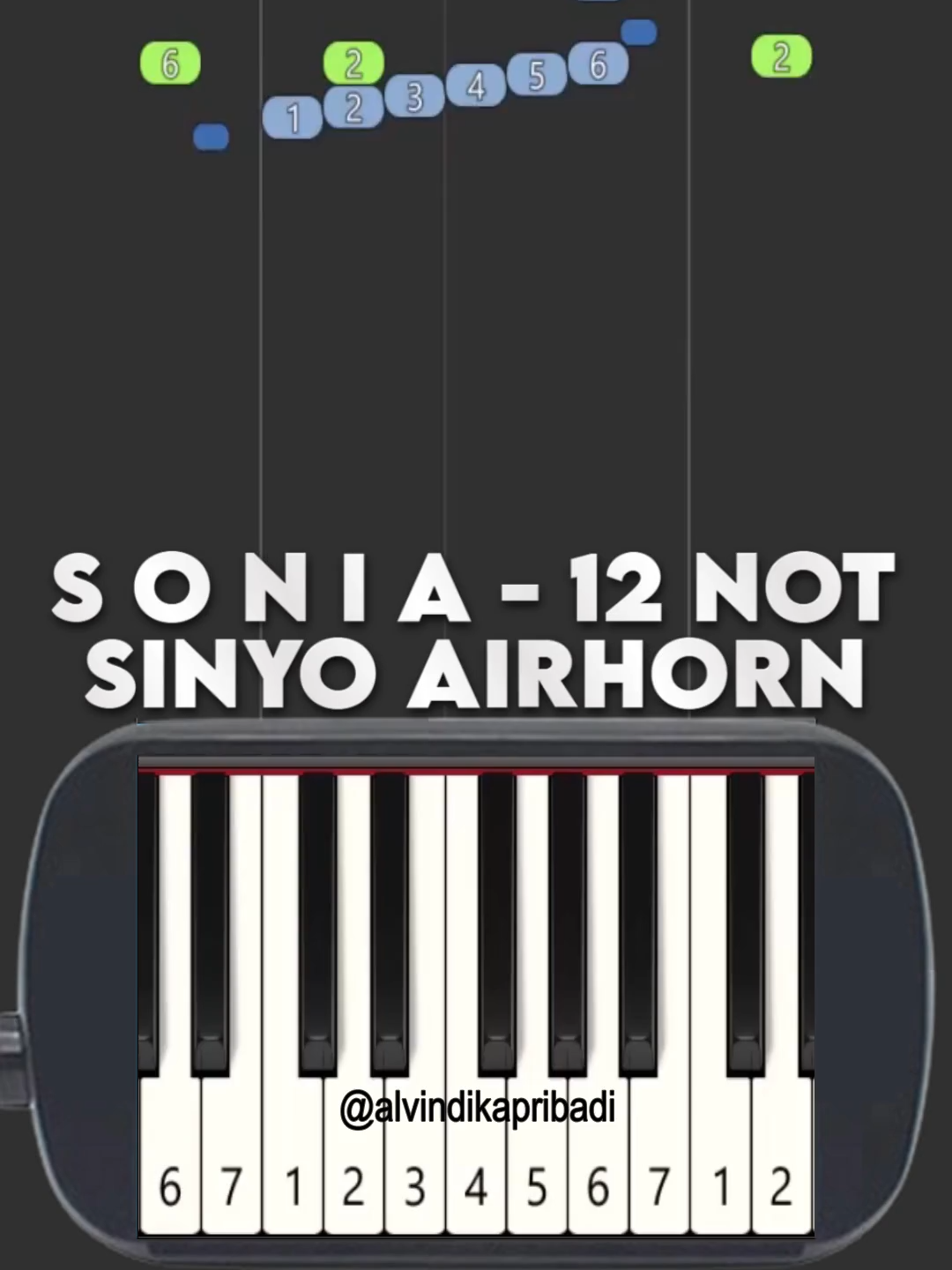 🎹 Coba mainin nada telolet viral ini! Sonia – 12 Not modul Sinyo Airhorn versi pianika 🔥 #telolet #basuri #pianika #fyp #tutorialmusik #sinyoairhorn #nadabasuri #teloletbasuri #jetbus3 #lagutelolet #pianikatutorial