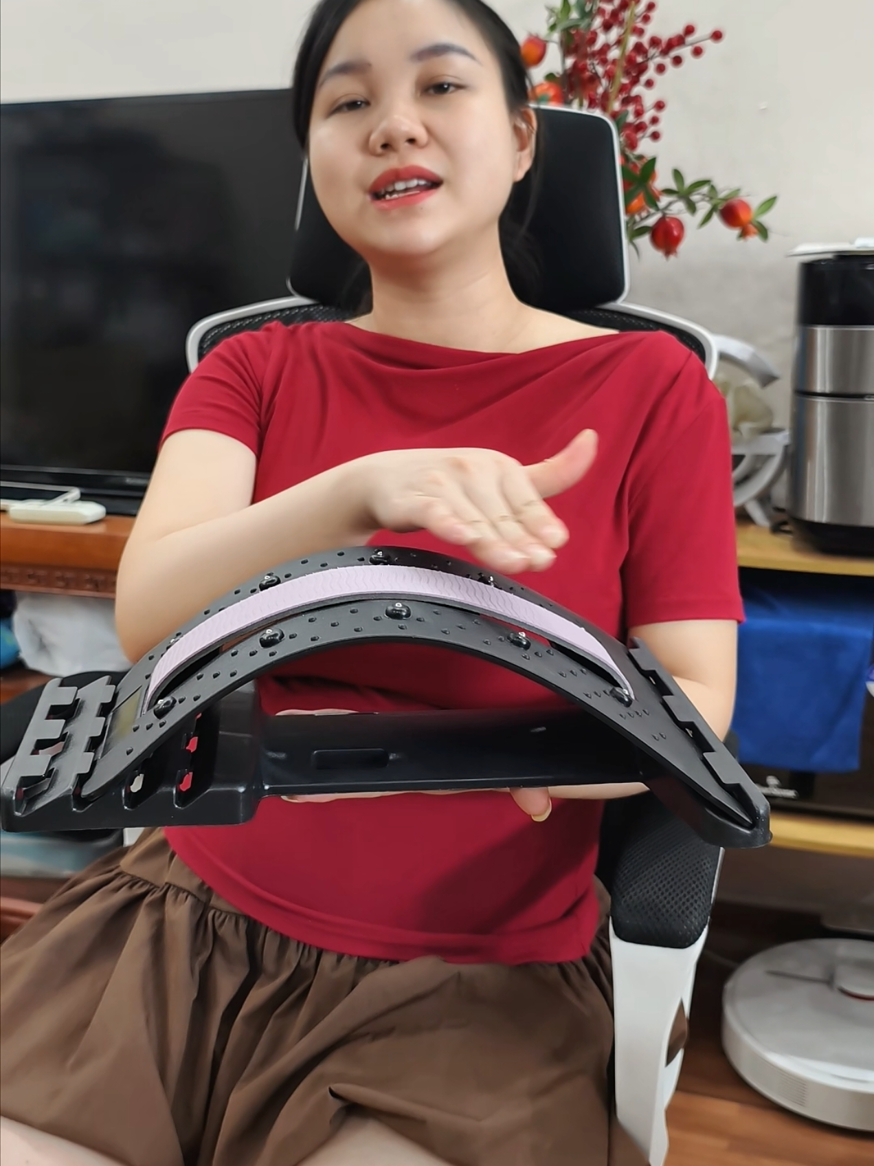 Khung nắn chỉnh cột sống dụng cụ massage chỉnh tư thế lưng cổ vai gáy tại nhà #khungnanchinhcotsong #khungmassage #chamsocsuckhoe #gocvanphongcuatien 